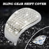 TOMALL Bling Gear Shift Knob Cover Compatible with Honda Civic 11th 2022-2023 for CRV 2023-2024 Diamond Crystal Auto Decorative Accessories for Ca...