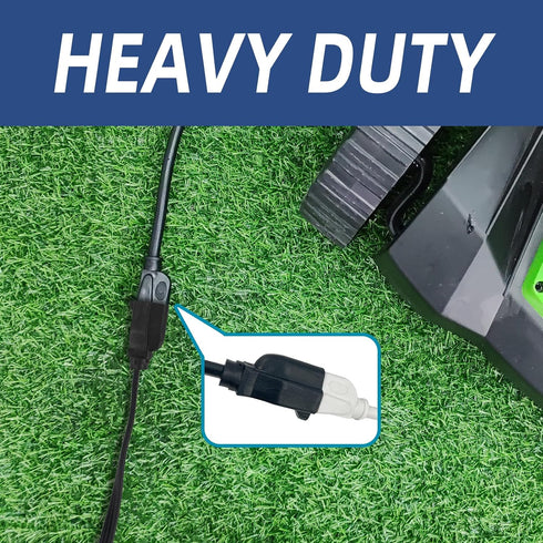 EP 9 Ft Heavy Duty Appliance Extension Cord - 14 Gauge 3 Prong SPT-3 Cable Wire, Ideal for Air Conditioners, Refrigerators, and Major Appliances -...