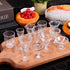 LUOZZY 60 Pcs Mini Dollhouse Cups Miniature Wine Cups Tiny Desserts Cups Dollhouse Accessories (Transparent)...