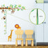 DECOWALL DW-1402 Little Monkeys Tree and Animals Height Growth Chart Kids Wall Stickers Wall Decals Peel and Stick Removable Wall Stickers for Kid...