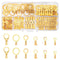 160 Pcs Copper Ring Terminals, M3/M4/M5/M6/M8/M10 Brass Wire Connectors, Open Barrel Wire Ring Cable Lugs Crimp Kit, Brass Copper Ring Crimp Cable...