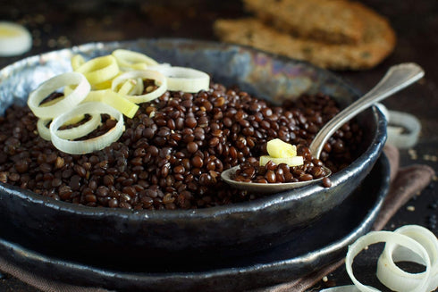 Food to Live Organic Black Lentils, 8 Ounces – Non-GMO, Whole Dry Pulses, Raw, Sproutable, Kosher, Vegan, Bulk Legumes, Black Masoor Daal. Rich in...