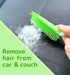 Pet Hair Remover for Car Couch Clothes Furniture - Dog & Cat Fur Lint Removal Brush Soft Rubber Bristles...