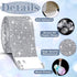 Cludoo 10 Rolls Rhinestone Ribbons,10 Yard Silver Self Adhesive Rhinestone Strips, Bling Diamond Rhinestone Ribbon Roll Tape Wrap, Rhinestones Sti...