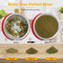 Herb Grinder Electric, Turimon Large Herbal/Coffee Grinders/Mill/Crusher for Spice and Herbs With Cleaning Brush - Black - 4.2 oz Capacity...