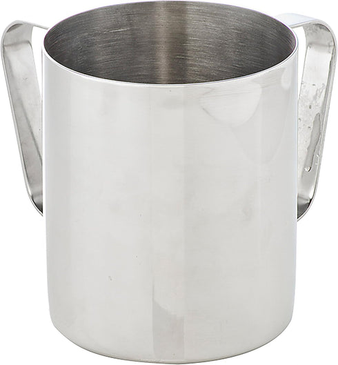 Stainless Steel Netilat Yadayim Cup - Medium 5” Straight Solid - Dual Handle - Rust, Break and Crack Proof Negel Vasser Cup - Judaica Gift Collect...