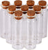 MaxMau 24 Sets 15ml Small Mini Glass Bottles with Cork Stoppers Tiny Vials for Wedding Favors Art Crafts DIY Decoration...
