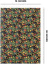 Kitchen Dish Towels, 100% Natural Cotton Mexican Fiesta Talavera Floral Striped Prints, Set of 3 Multi-Purpose Multi-Color Colorful Unique Dishclo...