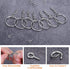 Audab 360Pcs Keychain Bulk, 120Pcs Keychain Rings with Chain and 120Pcs Open Jump Ring with 120Pcs Screw Eye Pins for Crafts and Jewelry Making...