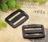 Shapenty 50PCS Black Plastic Tri-Glide Slides Button Bulk Adjustable Webbing Triglides Slider Buckle for Belt Backpack and Bags (Black, 1 Inch)...