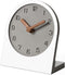 Wooden Silent Non-Ticking Battery Operated Decorative Small Mini Analog Modern Shelf Desk Table Mantel Clock for Home, Office, Living Room, Bed Ro...