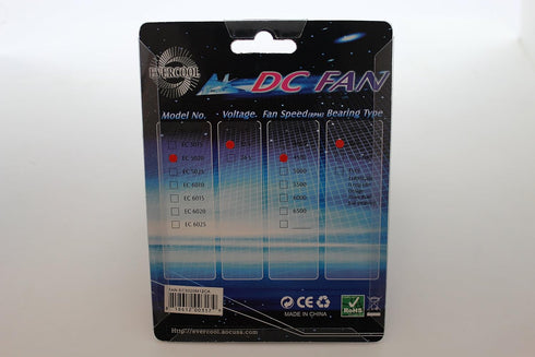 EVERCOOL Brushless Fan 50x50x20mm # EC5020M12CA....