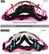 Motorcycle Motocross Goggles ATV Racing Goggles Dirt Bike Tactical Riding Motorbike Goggle Glasses, Bendable Windproof Dustproof Scratch Resistant...