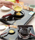 YIKANGHENG Mini Frying Pan, 4.8 Inch Heart Shape Iron Egg and Omelet Pan with Nonstick Coating for Kitchen and Outdoor of Fried Eggs, Cakes and Br...