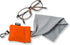 Carson Stuff-It Pro Microfiber Lens Cloth Cleaning System for Glasses, Smartphones, Tablets, Optics, Lenses, Cameras and More, 8.0'' x 8.0'' - Ora...