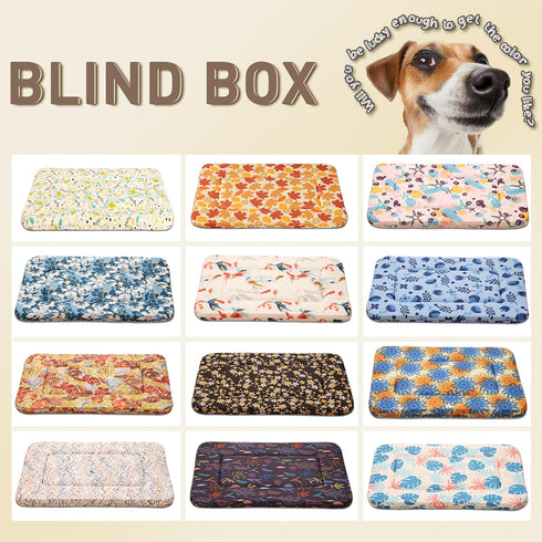 Magic Dog Random Color X-Small Dog Bed Dog Crate Bed Crate Pad, Super Soft Pancake Style Dog Bed Mat Kennel Pad for Dogs, Ideal for Pet Beds Machi...