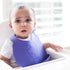 Dr. Brown's Baby Bib with Adjustable Collar and Fox Design, 100% Silicone & Waterproof, Teal/Purple, 2-Pack...
