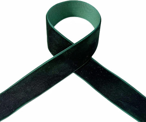 Vintage Green Velvet Ribbon, 1 Inch X 25Yd...