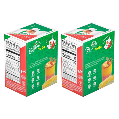 Tajin Clásico Chile Lime Seasoning To-Go Packets (Pack of 2)...