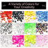 3000Pcs Resin Rhinestones,AB Round Flatback Jelly Rhinestones for DIY Crafts Face Makeup Cups (3MM Black)...