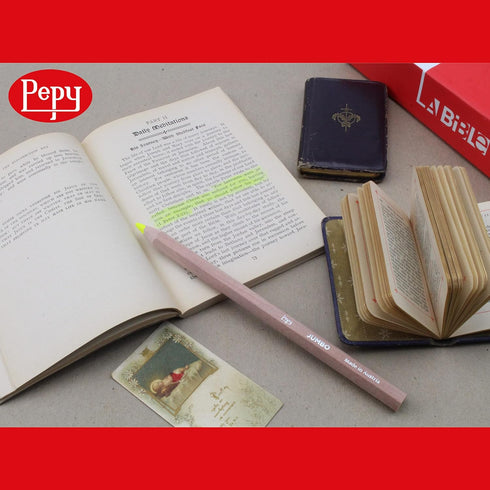 Pepy Dry Bible Highlighters Set with No Bleed Through, Great for Bible Study and Journaling; School Supplies and Bible Accessories; 3 Pack Yellow...