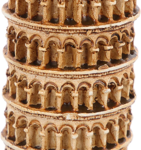 Leaning Tower of Pisa Model Italy Ornament Aquarium Landscape Ornament Fish Tank cave Architecture Building Models Fish Tank Decor Fish Tank Tower...