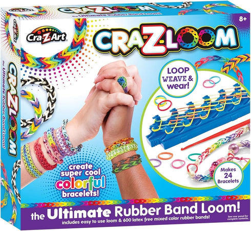 Cra-Z-Art Cra-Z-Loom Ultimate Rubber Band Bracelet Maker Activity Kit for Ages 8 and Up (packaging may vary)...