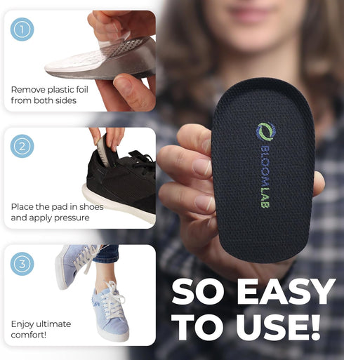 Heel Cushions for Heel Pain Relief - 2 Pack Heel Lifts for Achilles Tendonitis, Shoe Wedge Inserts for Plantar Fasciitis, Bone Spur, Foot Pain Rel...