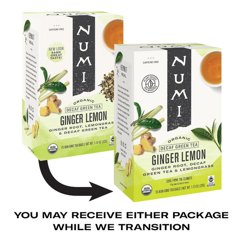 Numi Organic Tea Orange Spice, 16 Count Box of Tea Bags, White Tea (Packaging May Vary)...