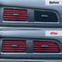 LivTee 20 Pieces Car Air Conditioner Decoration Strip for Vent Outlet, Universal Waterproof Bendable Air Vent Outlet Trim Decoration, Car Interior...