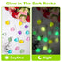 100pc Luminous Stones Glowing Rocks for Aquarium Decoration Glow Stones for Fish Tank Glowing Stones for Driveway Garden Pebbles Rocks,Purple...