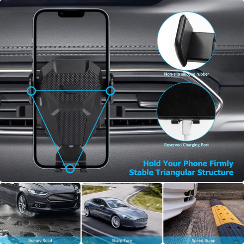 Car Phone Holder Mount for Mazda CX-5 2023-2022, 2023 Accessories, Compatible with 4.5-7.5 inch Smartphones, Black......