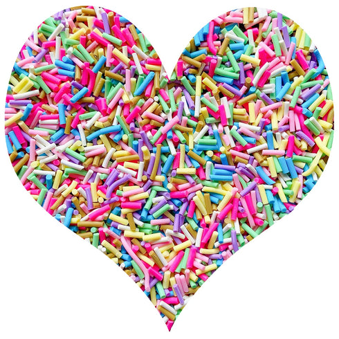 50g Fake Sprinkles Resin Sprinkles Fake Candy Sprinkles Clay Sprinkles Polymer Sprinkles Polymer Clay Slices for Nail Art DIY Crafts Cake Phone Ca...
