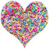 50g Fake Sprinkles Resin Sprinkles Fake Candy Sprinkles Clay Sprinkles Polymer Sprinkles Polymer Clay Slices for Nail Art DIY Crafts Cake Phone Ca...