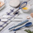 Cook with Color MINI Silicone Cooking Utensils, 5 Pc MINI Kitchen Utensil Set, Easy to Clean Silicone Kitchen Utensils, Cooking Utensils for Nonst...