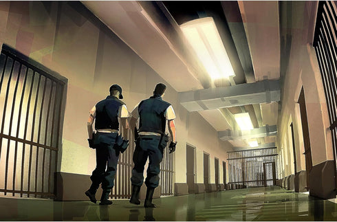 IELLO: Guilty: Houston 2015 - Cooperative Board Game, Deduction, Murder Investigation at County Prison, Ages 18+, 1-99 Players, 180-240 Min...