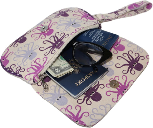 bungalow 360 Vegan Natural Canvas Wristlet...