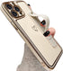 KANGHAR Designed for iPhone 13 Pro Max Case with Strap Luxury Love Heart Plating Gold Bumper Phone Cover Wristband Kickstand Full Body Protective ...