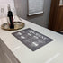 Kitchen Countertop Dish Drying Mat, Quick Absorb Non-Slip Drainer Mat, BPA-Free Sink Mat, Easy to Clean, Small Kitchen Countertop Heat Resistant D...