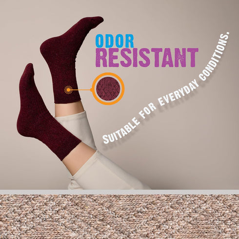 Merino Wool Socks -Wool Sock,Hiking Socks For Women, Crew Socks for Women...
