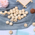 3/4"Wooden Round Beads 100pcs Unfinished Natural Loose Beads Spacer Beading Supplies Jewelry Findings Charms...