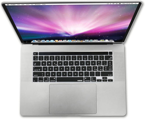 XSKN Italian Black Silicone Keyboard Cover Skin for 2019 New MacBook Pro 16 inch A2141 and 2020 New MacBook Pro 13.3 inch A2338 M1 A2251 A2289 wit...