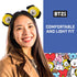 BT21 LINE FRIENDS Women's Headband, 3D Plush Hair Band for Adults, Cute Fashion Accessories, CHIMMY, One Size...