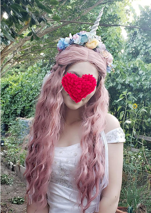 Vivivalue Vine Flower Crown Flower Garland Headband Hair Wreath Floral Headpiece Halo Boho with Ribbon Wedding Party Festival Photos...