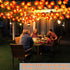 5 Pack Fall Decor Fall Garland with Lights Fall Decorations for Home, Total 50 Ft 100 LED Enlarged Maples Leaves Waterproof Battery Operated Autum...