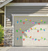 90PCS Christmas Car Refrigerator Decorations - 42 Reflective Bulb Light Shaped Magnets 48 Magnetic Wires Ornaments Set Xmas Holiday Cute Decor...