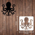 FINGERINSPIRE Octopus Drawing Painting Stencils Templates 11.8x11.8 inch Plastic Stencils Decoration Square Reusable Ocean Theme Stencils for Pain...