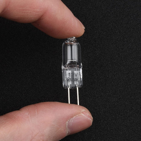 Diximus G4 Low Voltage Halogen Bulbs - 20 Watt Small Light Bulb – 12V Landscape Light Bulbs 20W Bi-Pin Bulb for Under Cabinet Puck Light, Chandeli...