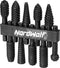 10-Piece Rotary Burr Wood Carving Rasp Files Set, with 1/4" Hex Shank for Wood & Rubber Deburring, Shaping and Grooving...