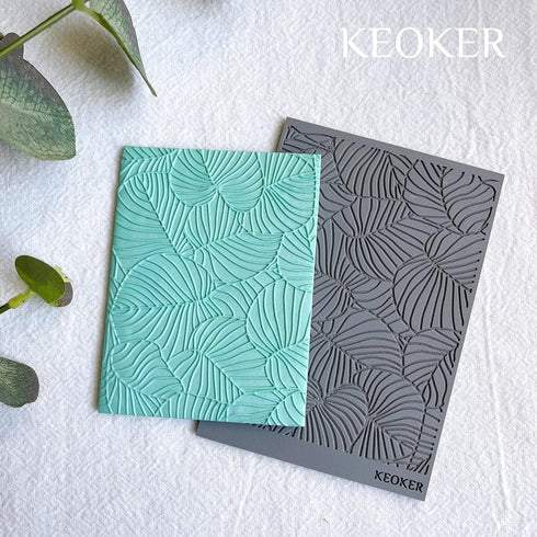 Keoker Polymer Clay Texture Sheets, Clay Texture Mat for Making Earrings Jewerly, polymer Clay Earrings Tools (All-3 pcs)...
